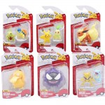 Figurine Pokemon LOT de 6 - Battle Figurine Pack - SERIE 10 - Pyroli, Pikachu/germignon, Fantominus, Embrylex/Héricendre, Abra/Kaiminus, Psykokwak