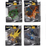 Figurine Pokemon LOT de 4 - ARTICULES AVEC SUPPORT (Lucario, Electhor, Rayquaza, Dracaufeu)