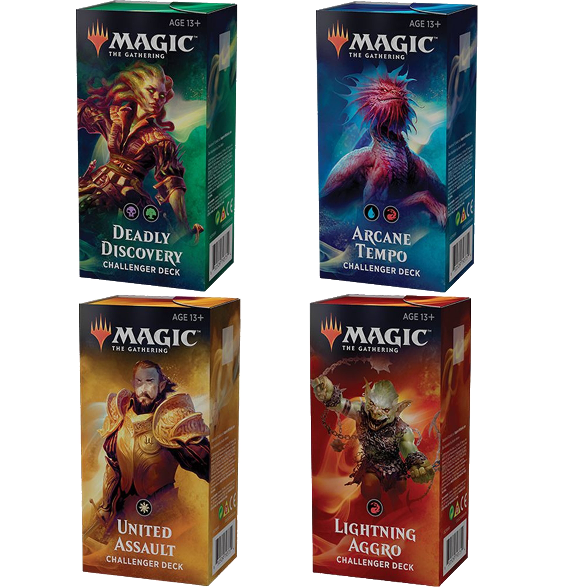 Dstrib Deck Challenger Deck 2019 (4 Decks) Magic The Gathering