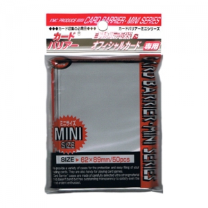 Mini Size Card Barrier - Mini Silver (par 50)