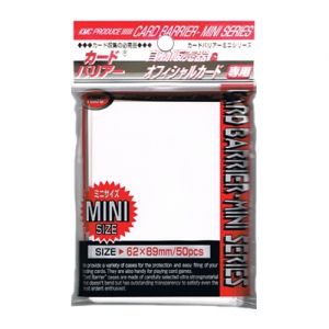 Mini Size Card Barrier - Mini Pearl White (par 50)