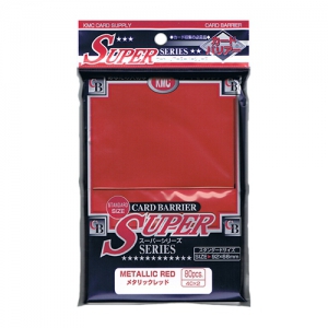 Normal Size Card Barrier - Super Series - Metallic Red (par 80)