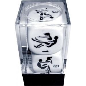  Set De 2 D�s 6 Faces - Kama Sutra
