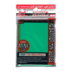 Mini Size Card Barrier - Mini Green (par 50)