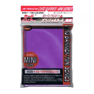 Mini Size Card Barrier - Mini Purple (par 50)