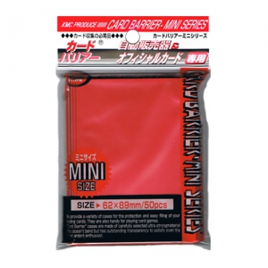 Mini Size Card Barrier - Mini Metallic Red (par 50)