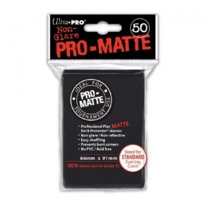  Sleeves Ultra Pro - Pro Matte Noir (par 50)