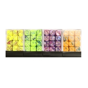 Boite De 36 - 6 Faces - Toxic (couleur Selon Stock)