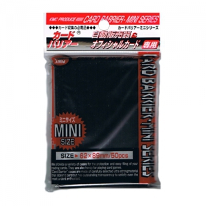 Mini Size Card Barrier - Mini Black (par 50)
