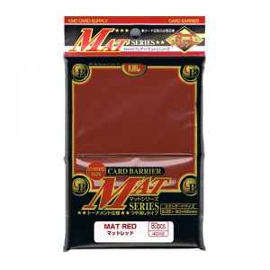Normal Size Card Barrier - Mat Series - Red (par 80)