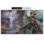 Tapis de Jeu Force of Will TCG 60x35cm - La Bataille D'attoractia - Reflet, Le Dbut Du Temps & Refrain, La Fin Des ges