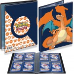 Portfolio Pokemon Dracaufeu - 10 pages de 4 cases (80 cartes recto-verso)