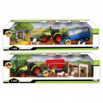 Coffret STARLUX 2 Tracteurs CLAAS avec remorques + Bergerie et Traite (Lot de 2 diffrents)
