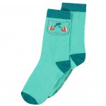 Mode Pokemon Paire de Chaussettes BASSES - BULBIZARRE - TAILLE 39/42