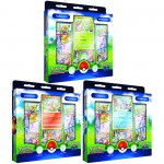 Coffret Pokemon Collection Pokémon GO avec pin’s - 3 coffrets (Bulbizarre, Salamèche et Carapuce)