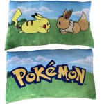 Peluche Pokemon COUSSIN SCENE PIKACHU EVOLI BISOU 60 CM