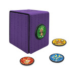 Deck Box Pokemon Alcove Flip Box SIMILICUIR - Alcove Click 6ème génération (Violette)
