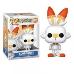 Figurine Pokemon BOITE ABIMEE - FUNKO POP - 9cm - FLAMBINO / SCORBUNNY - BOITE ABIMEE