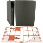 Portfolio  POUR TOPLOADERS - ALBUM DELUXE ZIP - Black - 20 pages de 9 cases (360 cartes recto-verso) - POUR TOPLOADERS