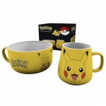 Pack dition Spciale Pokemon Set Petit Djeuner Mug + Bol - Pikachu