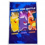Plaid Pokemon POKEMON EMBLEMATIQUES #0025 #0094 #0006 (150 x100 cm)
