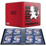 Portfolio Pokemon Salamche FOND ROUGE - 10 pages de 4 cases (80 cartes recto-verso)