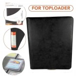 Portfolio  TOPLOADER ZIP 9-POCKETS (360 CARDS) LEATHER EFFECT BLACK