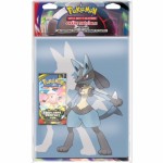 Portfolio Pokemon 1 Booster ME03 - EQUILIBRE PARFAIT + 10 pages de 9 cases LUCARIO (180 cartes recto-verso)