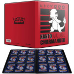 Portfolio Pokemon Salamèche FOND ROUGE- 10 pages de 9 cases (180 cartes recto-verso)