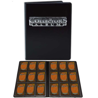 Portfolio Portfolio - Noir - 10 pages de 9 cases (180 cartes recto-verso)
