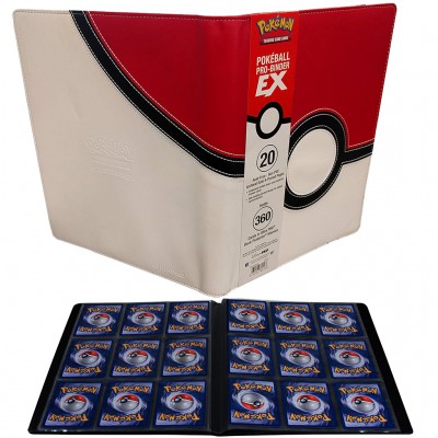 Portfolio PRO-BINDER - PREMIUM - SIMILICUIR - Pokeball