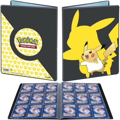 Portfolio Pikachu - 10 pages de 9 cases (180 cartes recto-verso)
