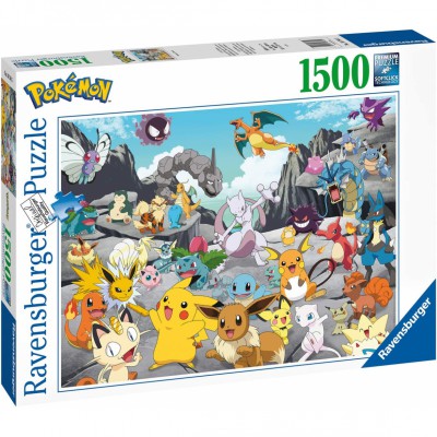 Puzzle Ravensburger - XXXL - 1500 pices - POKEMON CLASSIQUES