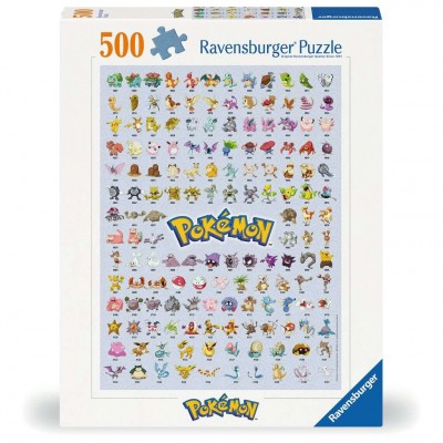 Puzzle Ravensburger - XXL - 500 pices - Pokdex premire gnration