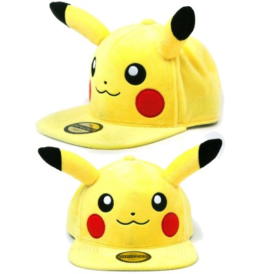 Casquette PIKACHU - VERSION PELUCHE