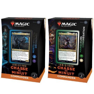 Deck Innistrad : chasse de minuit - Commander - Lot de 2 diffrents