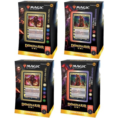 Deck Dominaria Uni - Commander - Lot de 4 Decks