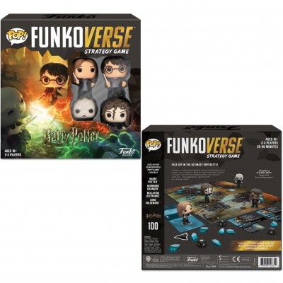  Funkoverse - Jeux de Plateau - Harry Potter 100 - 4-pack