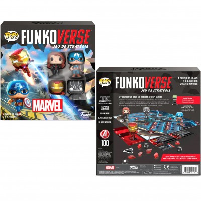  Funkoverse - Jeux de Plateau - Marvel 100 - 4-pack