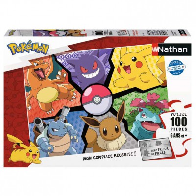 Puzzle Ravensburger - 100 pices - POKEMON PRINCIPAUX