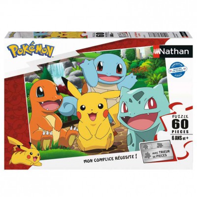Puzzle Ravensburger - 60 pices - POKEMON AU PARC