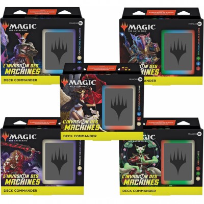 Deck L'invasion des machines - Commander - Lot de 5 diffrents
