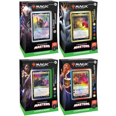 Deck Commander Masters - Lot de 4 diffrents