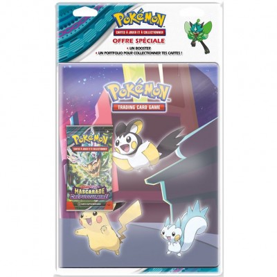 Portfolio 1 Booster EV06 - Mascarade Crpusculaire + 1 Portfolio Shimmering Skyline - 10 pages de 9 cases (180 cartes recto-verso)