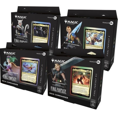 Deck FINAL FANTASY - Commander - Lot de 4 decks