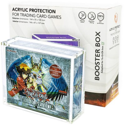 Boite de Rangement Protection en Acrylique pour Display Yu-Gi-Oh! (Fermeture Magntique)