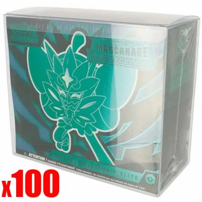 Boite de Rangement Protection BOX SOUPLE pour Coffret Dresseur d'Elite (x100)