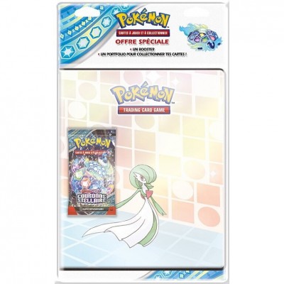 Portfolio 1 Booster EV07 - Couronne Stellaire + 1 Portfolio Trick Room - 10 pages de 9 cases (180 cartes recto-verso)