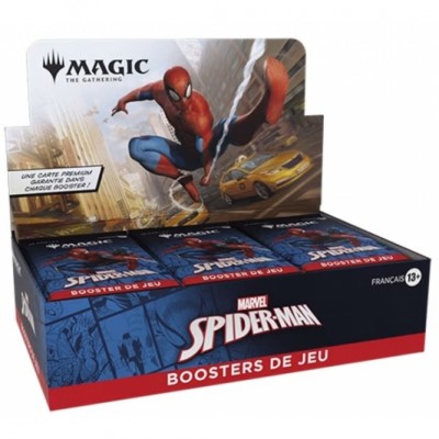 Boite de Marvels Spider-Man - 30 Boosters de Jeu