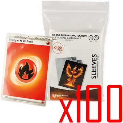 Sleeves CARD SLEEVES pour FORMAT STANDARD - 66x92mm - Transparent (x100)
